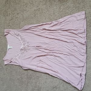 Soma pink lace details tank size xs